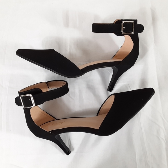 Vostey Milan Shoes - Vostey Women's Heels Pointed Toe Low Heels Size 8